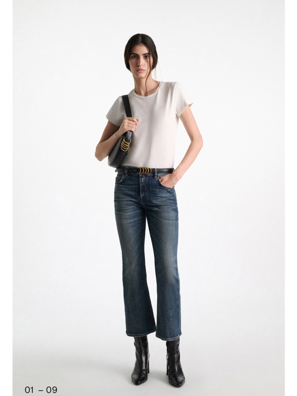 Dorothee Schumacher Dark Wash high Rise Bootcut Flare Jeans Size 4 (Fits US 8–10